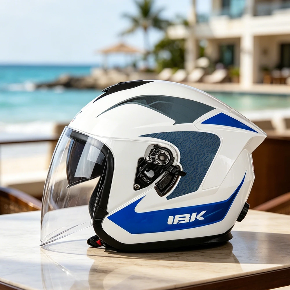 Unisex 3/4 Full Face Motorcycle Helmet with Double Sunshade for Electric Vehicles Breathable And Sun-Protective Half Helmet
Unisex 3/4 Full Face Motorcycle Helmet with Double Sunshade for Electric Vehicles Breathable And Sun-Protective Half Helmet