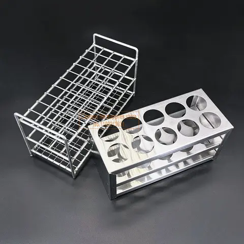 1pcs 304 Stainless Steel WireTest Tube Rack & Centrifugetube Rack Lab 40hole Holder Stand for 2ml 10ml Blood Cellection Tubes