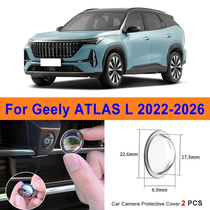 360 Reverse Image Car Camera Cover Anti-Scratch PC Lens Protector Stickers For Geely ATLAS L 2022-2026 2Pcs
360 Reverse Image Car Camera Cover Anti-Scratch PC Lens Protector Stickers For Geely ATLAS L 2022-2026 2Pcs