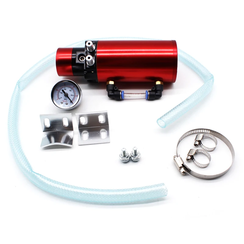 DEFT Universal Aluminum Engine Oil Catch Reservoir Breather Tank Can+Vacuum Pressure Gauge Oil Catch Tank Oil Catch Can
DEFT Universal Aluminum Engine Oil Catch Reservoir Breather Tank Can+Vacuum Pressure Gauge Oil Catch Tank Oil Catch Can