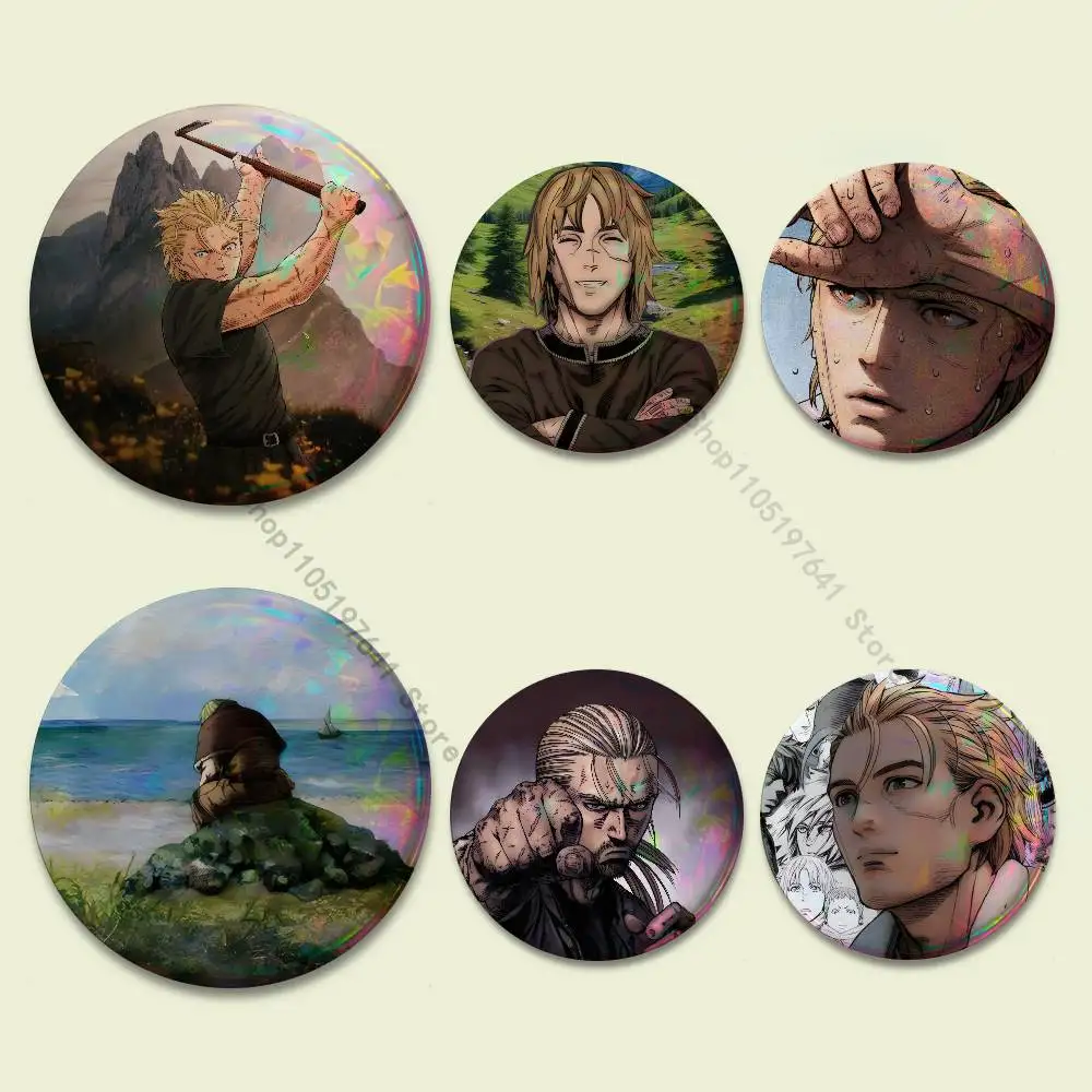 V-Vinland S-Sagas Manga Badges Button Round Creative Pin Brooch Badge Bag Decor Accessories Fans Collect Friends Gifts
V-Vinland S-Sagas Manga Badges Button Round Creative Pin Brooch Badge Bag Decor Accessories Fans Collect Friends Gifts