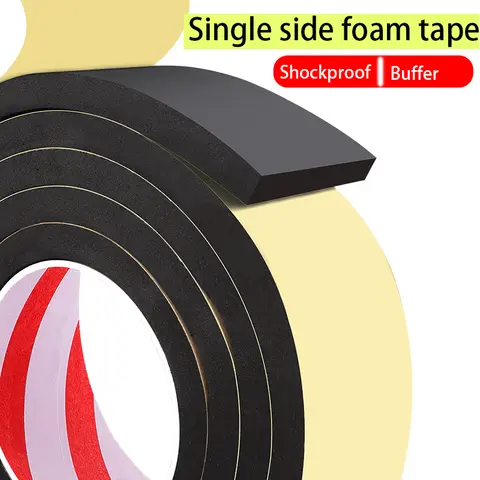 1-3mm Thickness Sponge EVA Adhesive Tape Single Side Foam Anti-Collision Seal Strip width 5/10/15/20/25/30/35/40/50/60/80/100mm