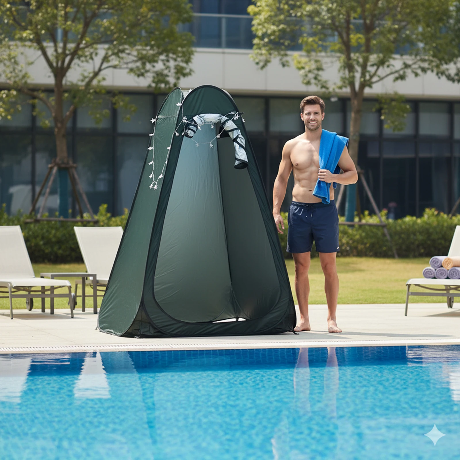 Portable Pop-Up Privacy Tent Outdoor Shower Tent Foldable with Storage Bag Easy Setup for Beach Camping - Ideal for Outdoor Use
Portable Pop-Up Privacy Tent Outdoor Shower Tent Foldable with Storage Bag Easy Setup for Beach Camping - Ideal for Outdoor Use