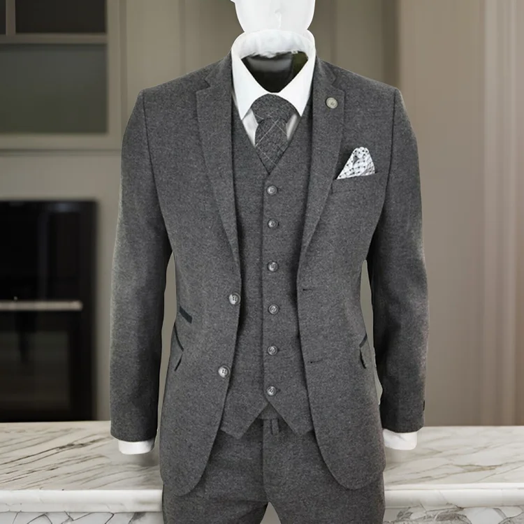 3 Pcs Woolen Suits for Men Winter Slim Fit Formal Business Jacket with Vest Pants Notch Lapel Custom Groom Tuxedo Wedding 2024
3 Pcs Woolen Suits for Men Winter Slim Fit Formal Business Jacket with Vest Pants Notch Lapel Custom Groom Tuxedo Wedding 2024