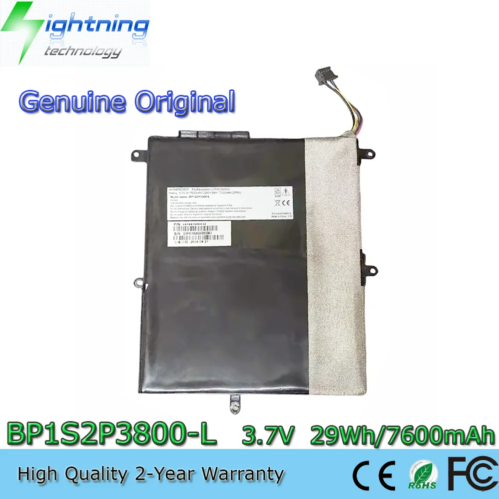 New Genuine BP1S2P3800-L BP1S2P3800-Y 3.7V 29Wh Original Battery For Getac Z710 441847600032
New Genuine BP1S2P3800-L BP1S2P3800-Y 3.7V 29Wh Original Battery For Getac Z710 441847600032