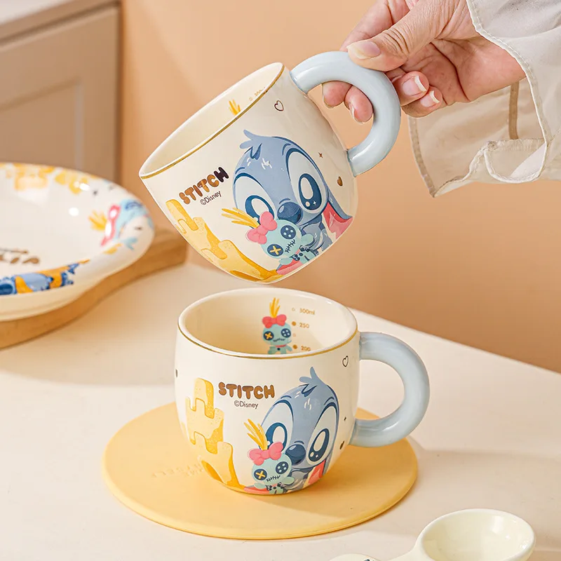 Cute Cartoon Anime Peripheral Stitch Doll Model Household Ceramic Children'S Water Cup High Appearance Coffee Milk Mug Gift
Cute Cartoon Anime Peripheral Stitch Doll Model Household Ceramic Children'S Water Cup High Appearance Coffee Milk Mug Gift