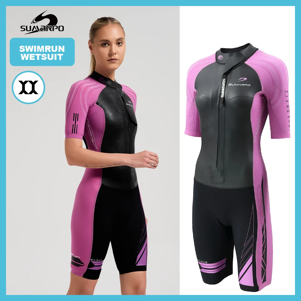 Yamamoto Neoprene Wetsuit for Open Water Swimming Swimrun, Short Sleeves, High Buoyancy Speed
Yamamoto Neoprene Wetsuit for Open Water Swimming Swimrun, Short Sleeves, High Buoyancy Speed