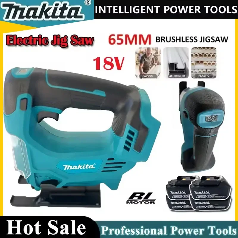 Аккумуляторный электрический лобзик Makita, портативный многофункциональный инструмент для работы по дереву, совместимый с аккумулятором Makita 18В
Аккумуляторный электрический лобзик Makita, портативный многофункциональный инструмент для работы по дереву, совместимый с аккумулятором Makita 18В