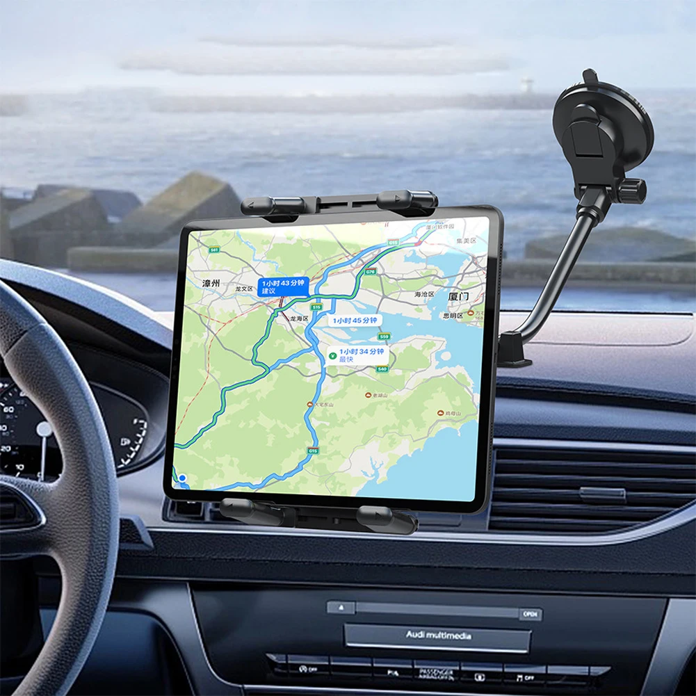 Suction Cup Dashboard Phone Tablet Holder Long Arm Gooseneck Phone Bracket Windshield Cell Phone Support for Truck SUV Vehicle
Suction Cup Dashboard Phone Tablet Holder Long Arm Gooseneck Phone Bracket Windshield Cell Phone Support for Truck SUV Vehicle