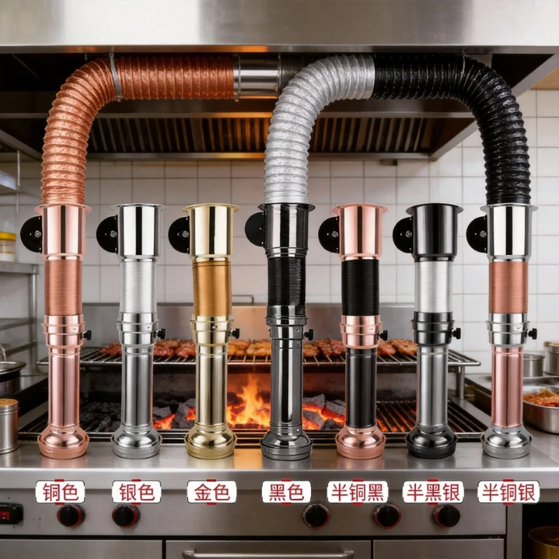 Telescopic Smoke Exhaust Pipe for Roast Meat Shop, Smoking Fan Hose & Hood Exhaust Equipment
Telescopic Smoke Exhaust Pipe for Roast Meat Shop, Smoking Fan Hose & Hood Exhaust Equipment
