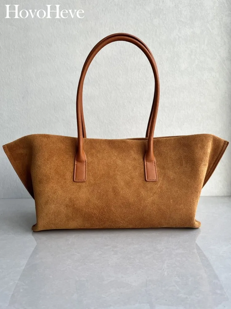 Concise Genuine Leather Single Shoulder Fashion Handbag Large Capacity Ladies Bags Solid Color Suede Cowhide Female Tote Bag
Concise Genuine Leather Single Shoulder Fashion Handbag Large Capacity Ladies Bags Solid Color Suede Cowhide Female Tote Bag