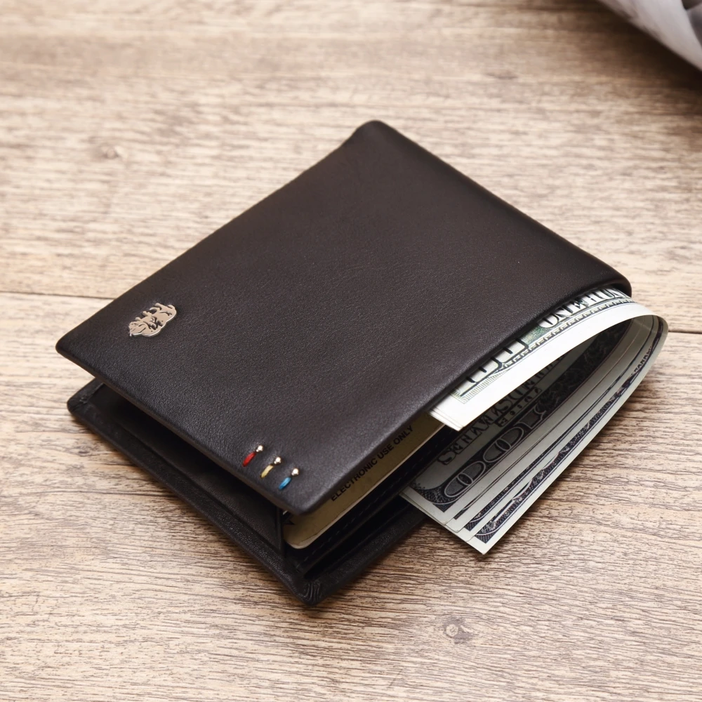 BISON DENIM Top Layer Leather Men's Wallet RFID Blocking Short Purse Coin Case Passport Cover For Mens Credit Card Holder
BISON DENIM Top Layer Leather Men's Wallet RFID Blocking Short Purse Coin Case Passport Cover For Mens Credit Card Holder