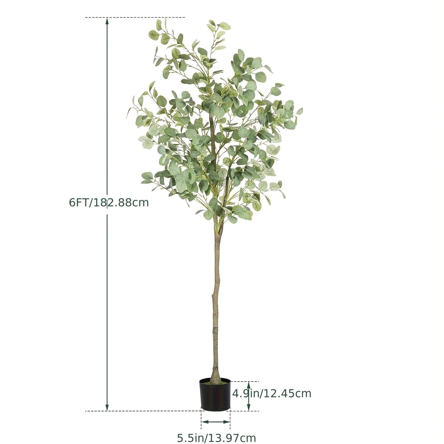 6FT Tall Artificial Eucalyptus Tree – Realistic Faux Plant for Indoor Decor, Ideal for Living Room, Bedroom, Entryway & Home Off
6FT Tall Artificial Eucalyptus Tree – Realistic Faux Plant for Indoor Decor, Ideal for Living Room, Bedroom, Entryway & Home Off