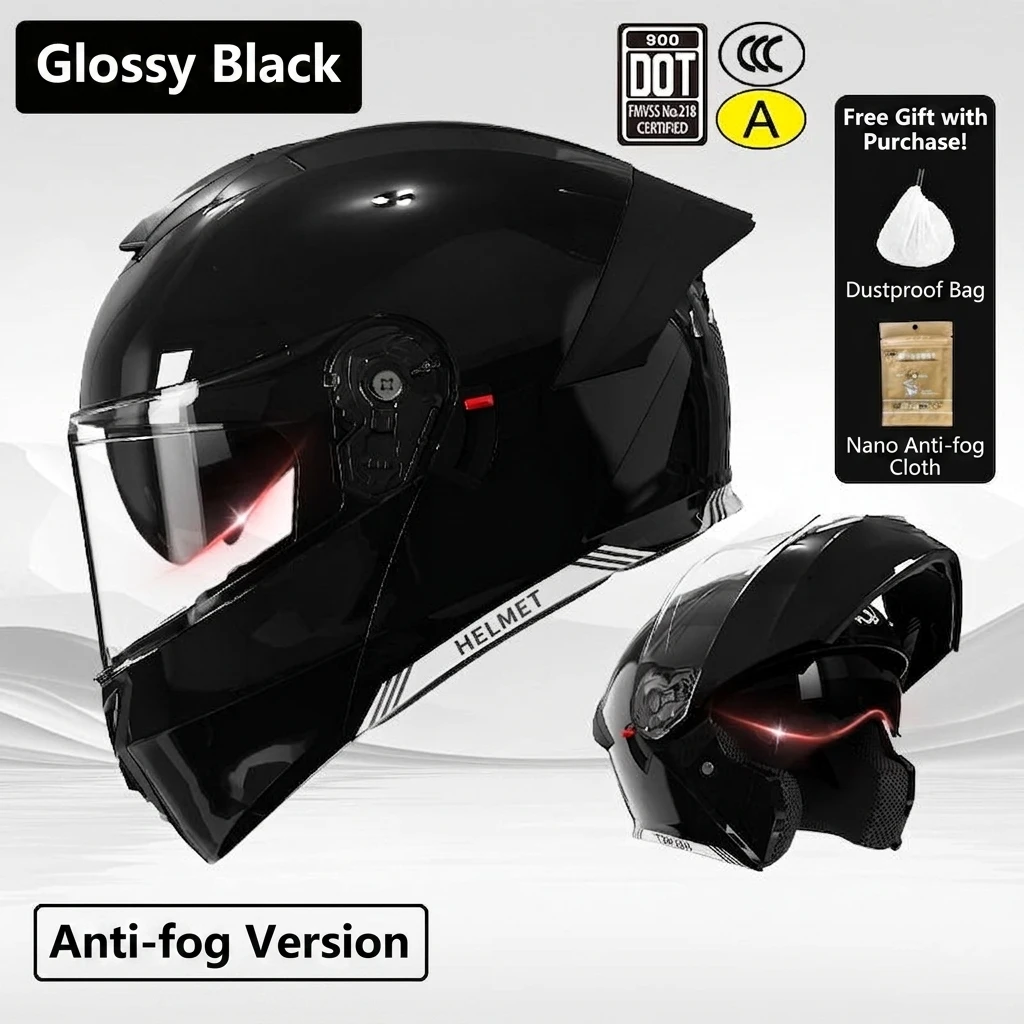 2026 Professional DOT Certified Modular Flip Full Face Motorcycle Sports Helmet, ABS Material with Dual Lens For Adult Riders
2026 Professional DOT Certified Modular Flip Full Face Motorcycle Sports Helmet, ABS Material with Dual Lens For Adult Riders