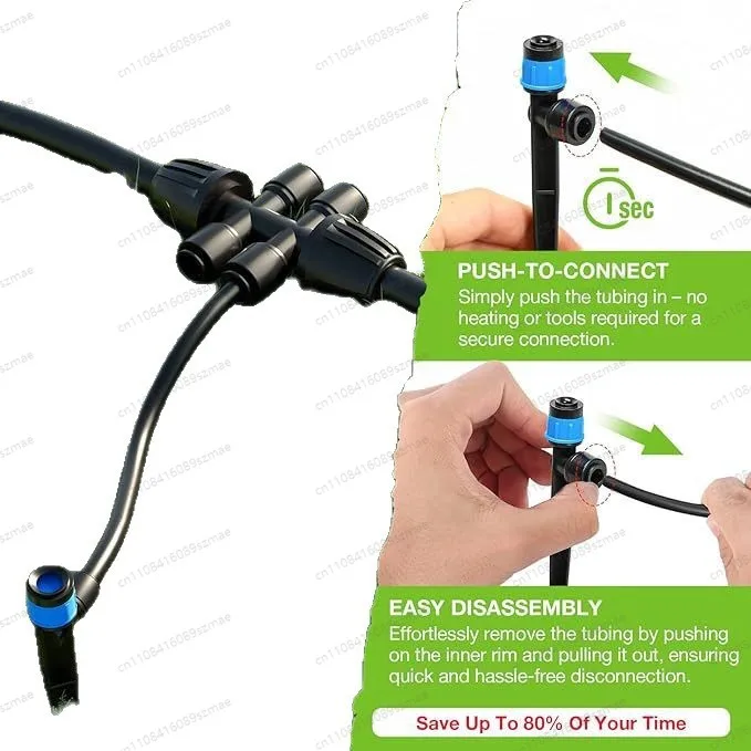 Drip Irrigation Quick Connect Automatic Watering Sprinkler Cooling Dust Removal Nozzle Garden Courtyard Irrigation Tool
Drip Irrigation Quick Connect Automatic Watering Sprinkler Cooling Dust Removal Nozzle Garden Courtyard Irrigation Tool