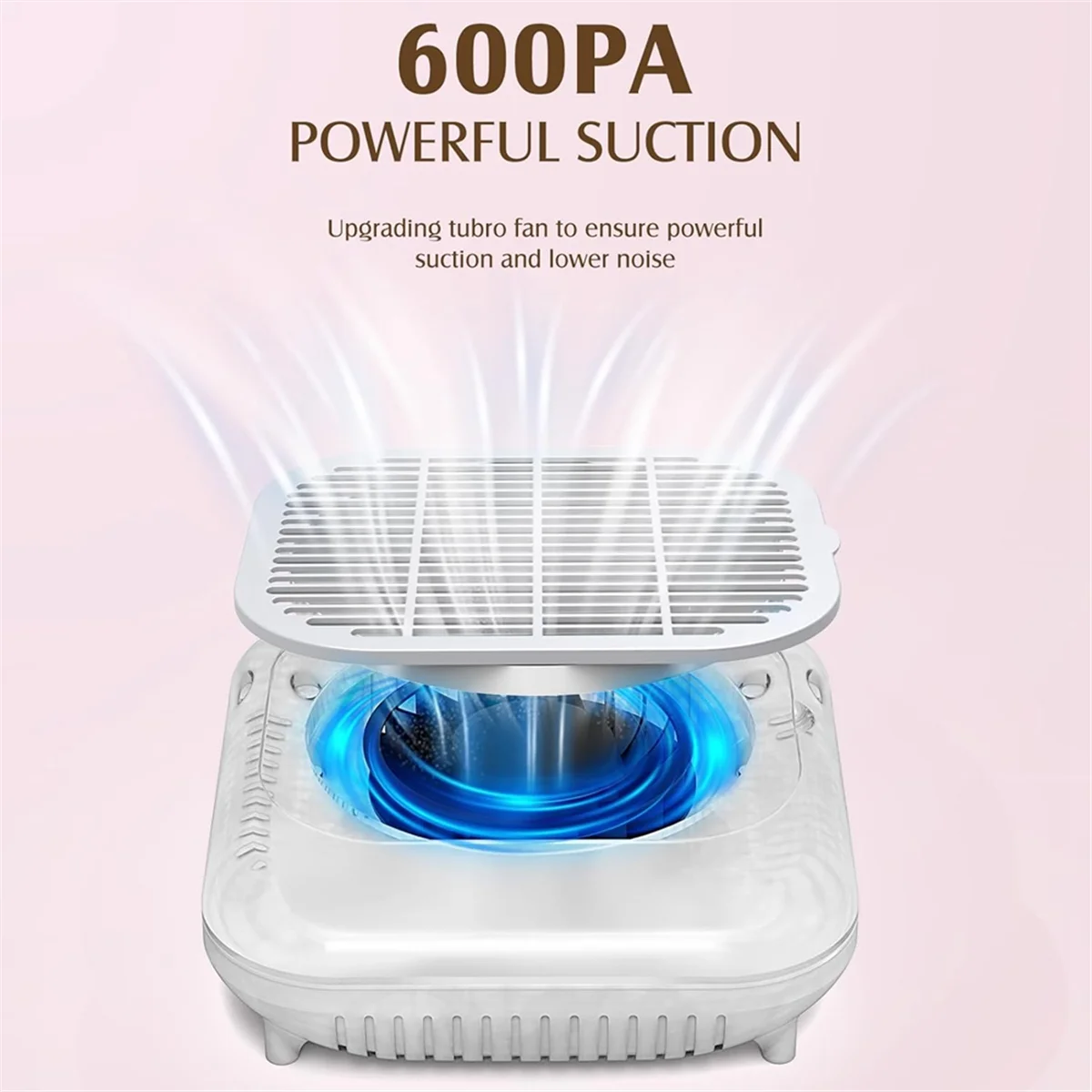 B53CC Пылесборник для ногтей для Nail Tech 600PA Высокоскоростной электрический с многоразовым фильтром, тихая всасывающая машина
B53CC Пылесборник для ногтей для Nail Tech 600PA Высокоскоростной электрический с многоразовым фильтром, тихая всасывающая машина