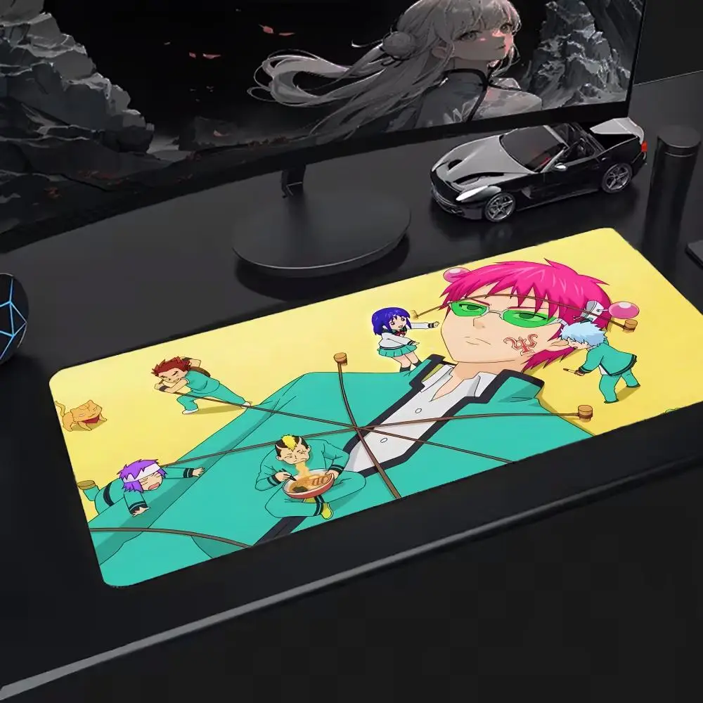 Popular The Disastrous Life of Saiki Mouse Pad Keyboard Desk Mats, Kawai Rubber, Non-Slip Desk Mat, XXL90x40cm
Popular The Disastrous Life of Saiki Mouse Pad Keyboard Desk Mats, Kawai Rubber, Non-Slip Desk Mat, XXL90x40cm