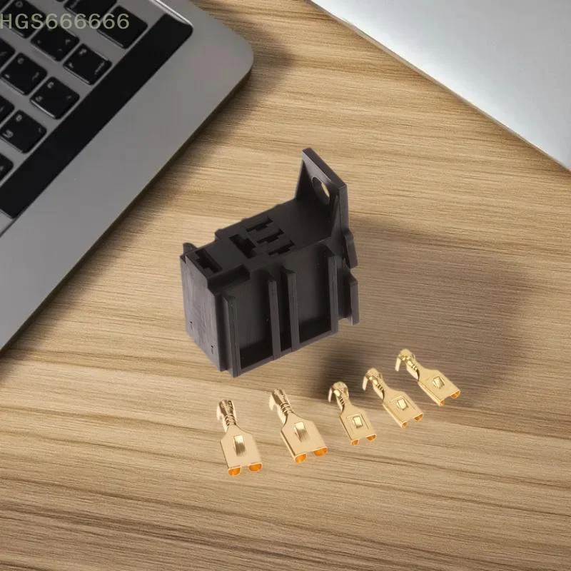 DIY Auto Accessories: 5 Sets of Wire-Free, Flameproof Nylon Terminal for Car Relay Connector Sockets
DIY Auto Accessories: 5 Sets of Wire-Free, Flameproof Nylon Terminal for Car Relay Connector Sockets