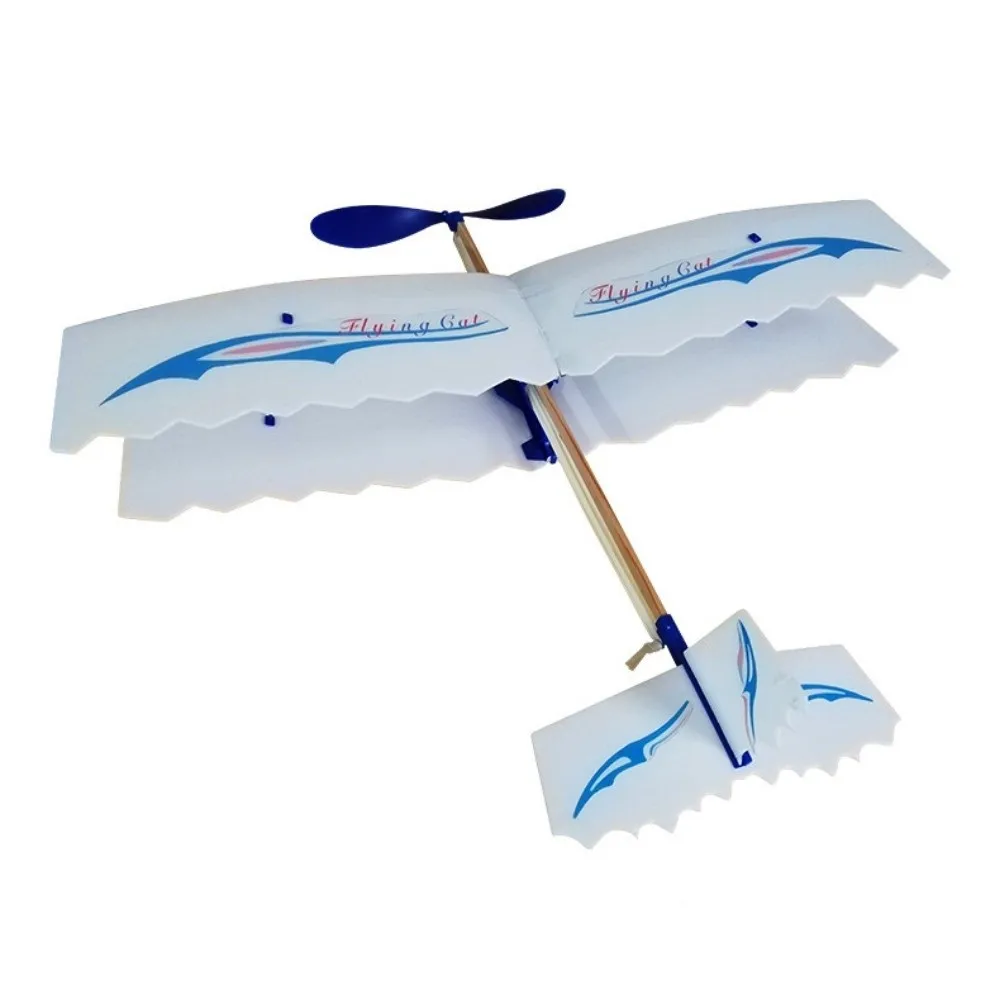 Ligthweight Airplane Glider Toy Model Popular 3 Styles Rubber Band Powered Helicopter Students Flight Competition
Ligthweight Airplane Glider Toy Model Popular 3 Styles Rubber Band Powered Helicopter Students Flight Competition