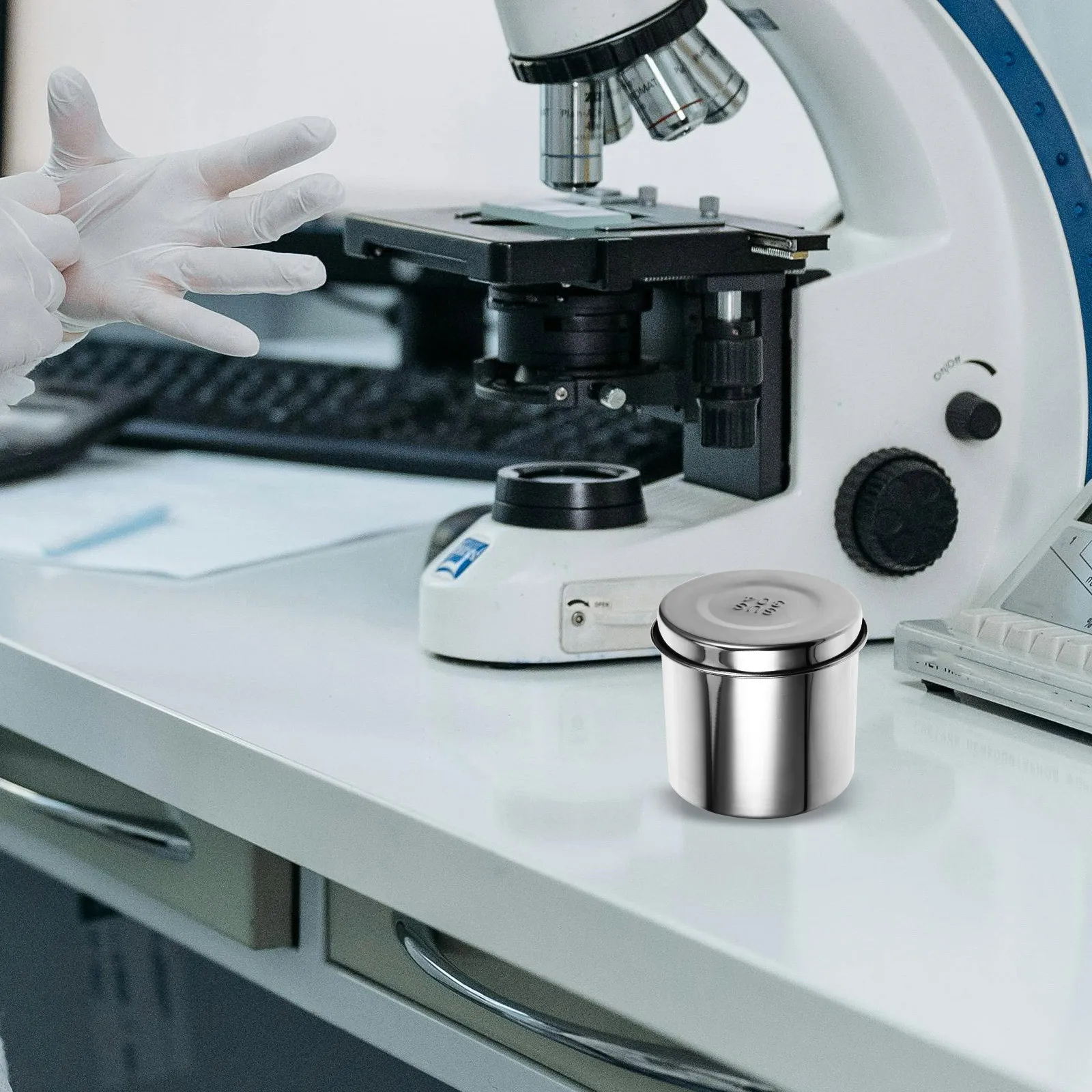 2 Pcs 304 Stainless Steel Ointment Jars Medical Grade Containers Gauze Storage Sealed Lids Disinfection Cotton Ball Holder
2 Pcs 304 Stainless Steel Ointment Jars Medical Grade Containers Gauze Storage Sealed Lids Disinfection Cotton Ball Holder