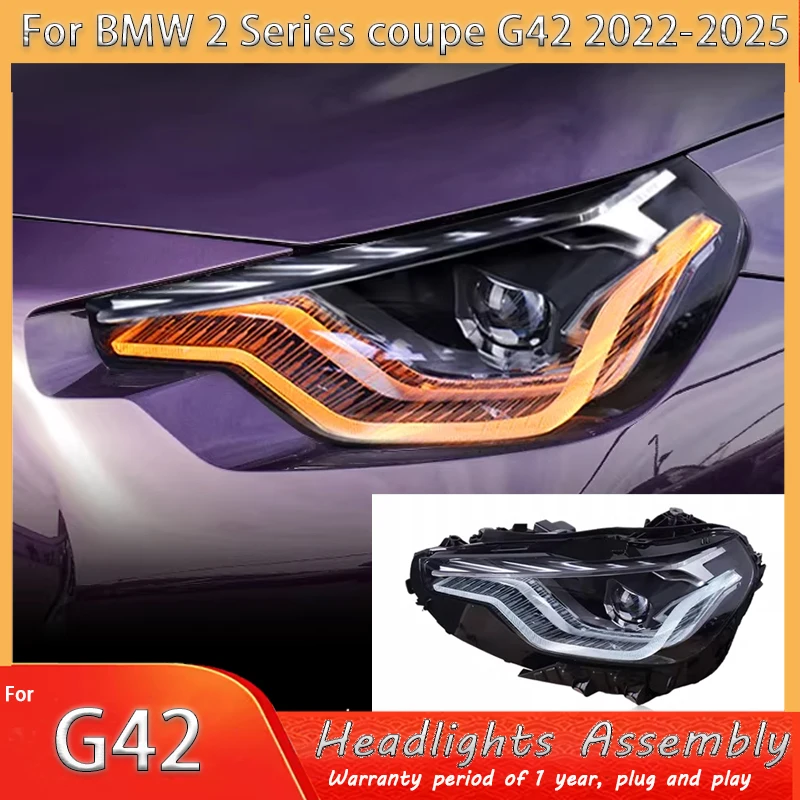 Автомобильные аксессуары для BMW 2 серии G42: Новые модифицированные светодиодные фары с динамическими ДХО и поворотниками для купе 2020-2025 годов
Автомобильные аксессуары для BMW 2 серии G42: Новые модифицированные светодиодные фары с динамическими ДХО и поворотниками для купе 2020-2025 годов