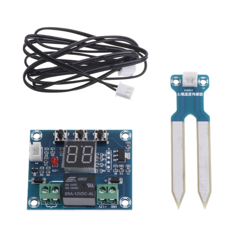 Digital Humidity Controller 12V Soil Humidity Controller Irrigation System Automatic Watering Module Multipurpose
Digital Humidity Controller 12V Soil Humidity Controller Irrigation System Automatic Watering Module Multipurpose
