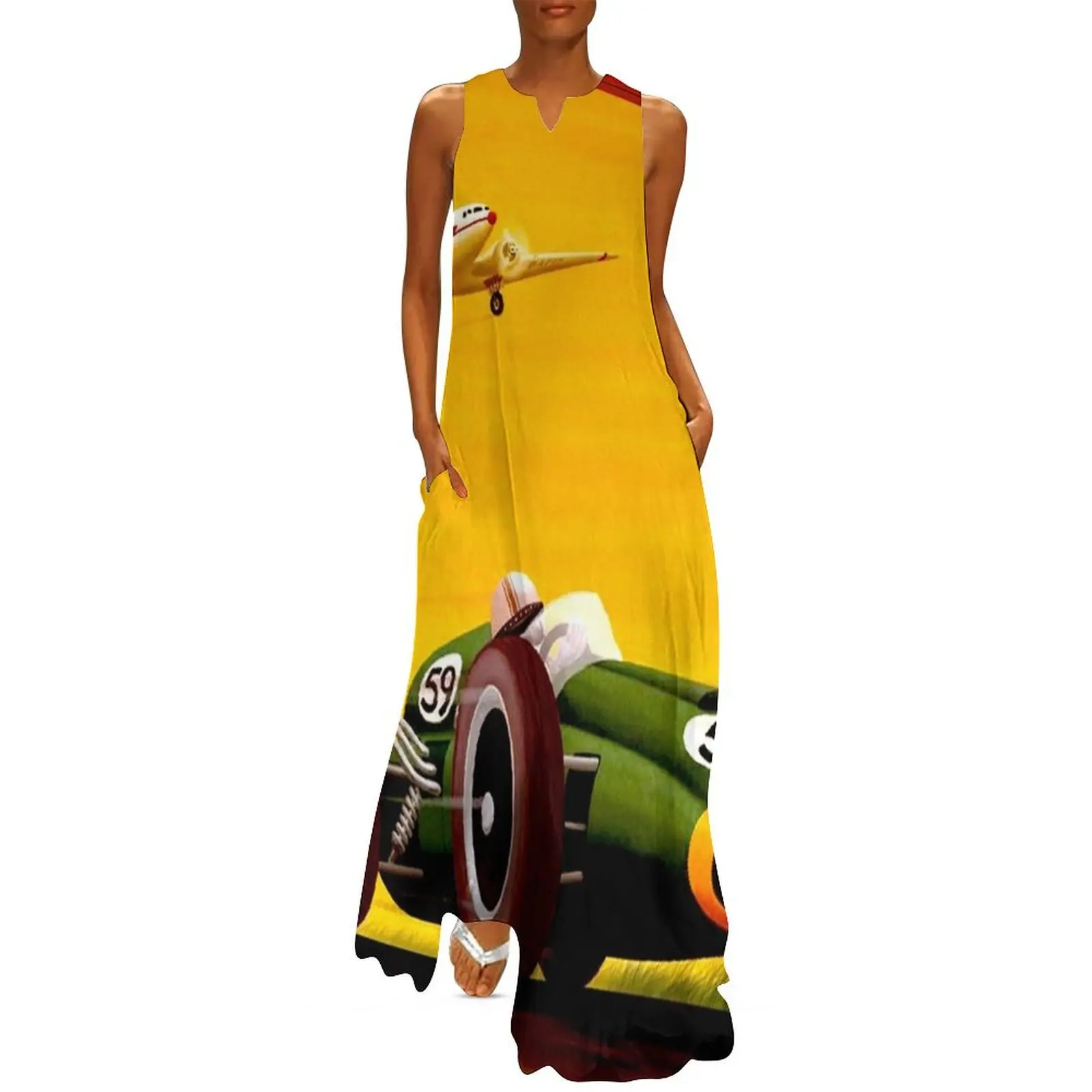 SEBRING : Vintage 1959 Grand Prix Auto Racing Print Long Dress prom dresses festival outfit women dresses with long sleeves
SEBRING : Vintage 1959 Grand Prix Auto Racing Print Long Dress prom dresses festival outfit women dresses with long sleeves