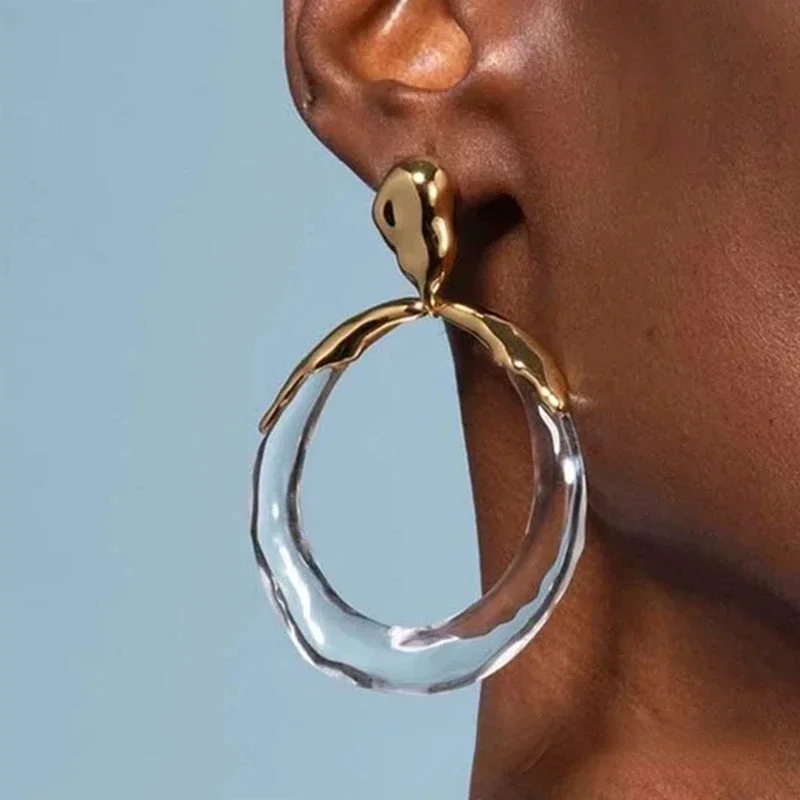 Vintage Premium Clear Acrylic Irregular Geometry Earrings for Women 2023 Accessories Exquisite Jewelry Gift Boucle D'oreille
Vintage Premium Clear Acrylic Irregular Geometry Earrings for Women 2023 Accessories Exquisite Jewelry Gift Boucle D'oreille