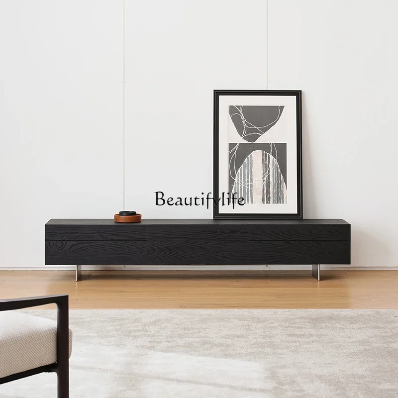 yj21 Walnut Color TV Cabinet Modern Minimalist Living Room Solid Wood Japanese Floor Cabinet
yj21 Walnut Color TV Cabinet Modern Minimalist Living Room Solid Wood Japanese Floor Cabinet