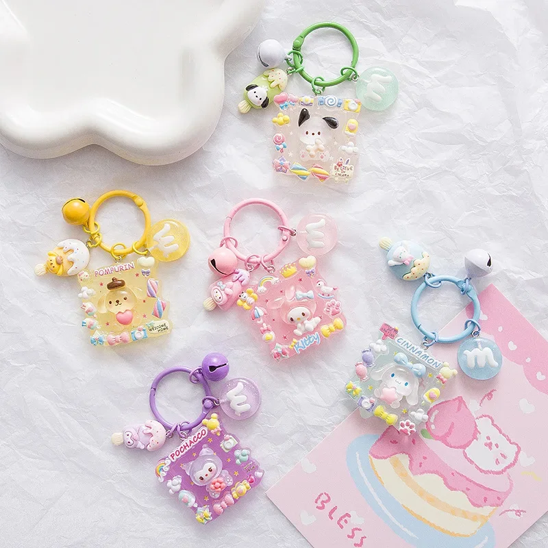 Sanrio Hello Kitty Keychain Cute Cartoon Kuromi Cinnamoroll Noctilucent Bag Pendant Resin Frame Kawaii Accessories Holiday Gifts
Sanrio Hello Kitty Keychain Cute Cartoon Kuromi Cinnamoroll Noctilucent Bag Pendant Resin Frame Kawaii Accessories Holiday Gifts