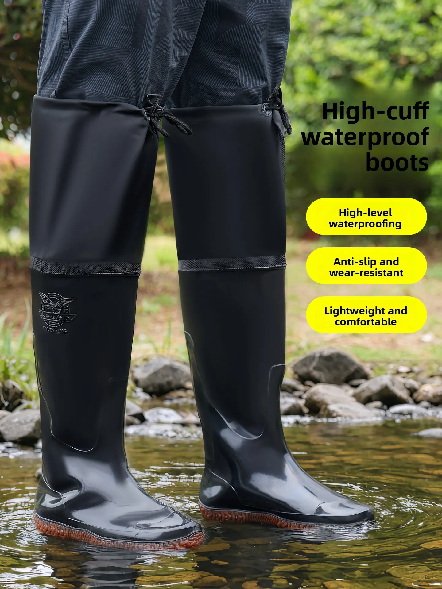 Новые легкие складные длинные резиновые сапоги с трубками, мужские резиновые сапоги для посадки риса, прогулочные, удобные, без усталости, противоскользящие, модные...
Новые легкие складные длинные резиновые сапоги с трубками, мужские резиновые сапоги для посадки риса, прогулочные, удобные, без усталости, противоскользящие, модные...