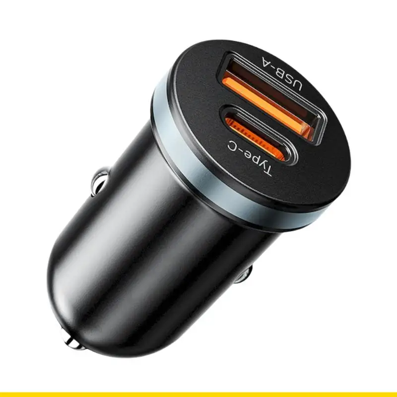 SZCH Мощный автомобильный адаптер питания 30 Вт с двойным интерфейсом и технологией быстрой зарядки для смартфонов, автомобилей,
SZCH Мощный автомобильный адаптер питания 30 Вт с двойным интерфейсом и технологией быстрой зарядки для смартфонов, автомобилей,