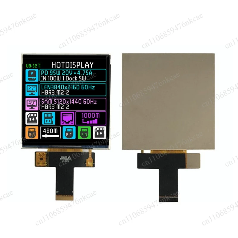 Square 4 Inch 720x720 MIPI Interface 700nit Wide Temp Display Part
Square 4 Inch 720x720 MIPI Interface 700nit Wide Temp Display Part