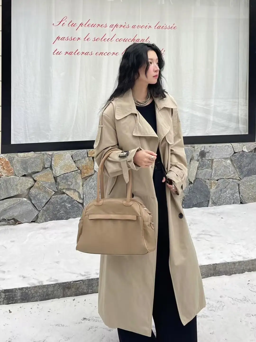 Водонепроницаемая нейлоновая сумка через плечо из искусственной кожи, пригородная большая сумка, весенне-осенняя новая сумка через плечо для ежедневного использования
Водонепроницаемая нейлоновая сумка через плечо из искусственной кожи, пригородная большая сумка, весенне-осенняя новая сумка через плечо для ежедневного использования