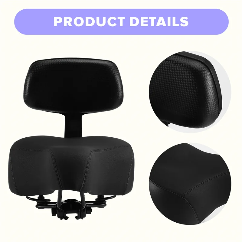 Lasting Mountain Bike Electric Vehicle Saddle Seat Pad With Back Rest Universal Tricycle
Lasting Mountain Bike Electric Vehicle Saddle Seat Pad With Back Rest Universal Tricycle
