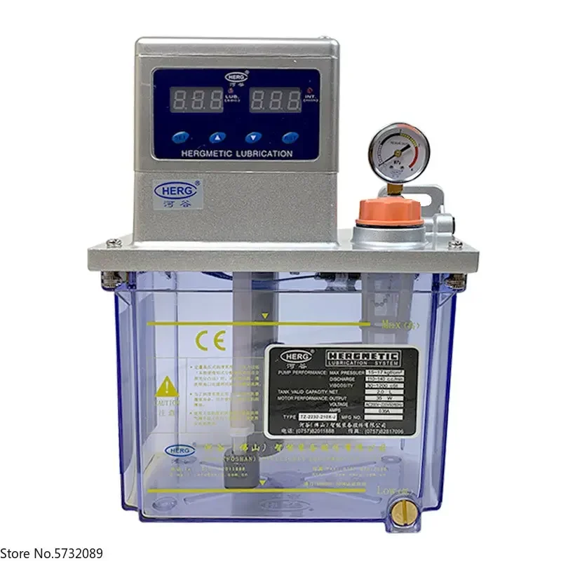 Electric lubrication pump TZ-2232-210X CNC machine tool automatic thin oil pump -2232-410X-J
Electric lubrication pump TZ-2232-210X CNC machine tool automatic thin oil pump -2232-410X-J