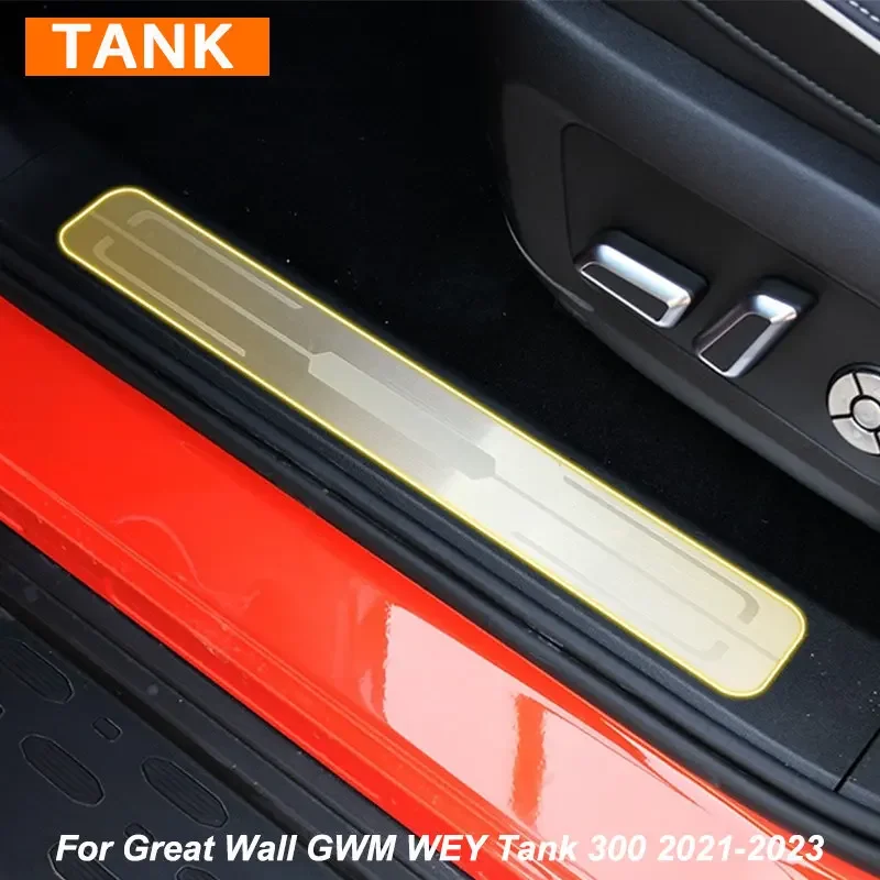 Для Great Wall GWM WEY Tank 300 2021-2023 полоска на порог защитная пленка прозрачная наклейка из ТПУ аксессуары
Для Great Wall GWM WEY Tank 300 2021-2023 полоска на порог защитная пленка прозрачная наклейка из ТПУ аксессуары
