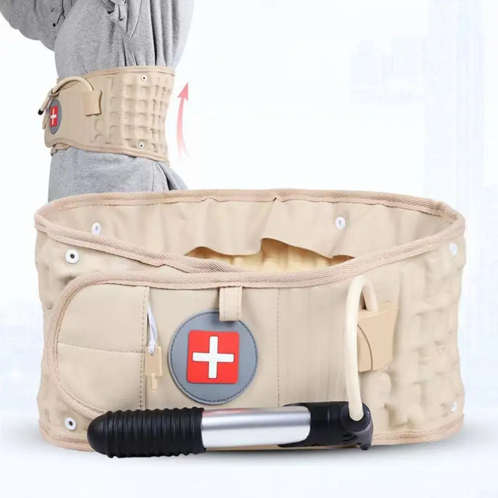 New TPU+PU Inflatable Lumbar Support Black Khaki Blue Inflatable Back Reliever Decompression Back Belt Pain Relief
New TPU+PU Inflatable Lumbar Support Black Khaki Blue Inflatable Back Reliever Decompression Back Belt Pain Relief