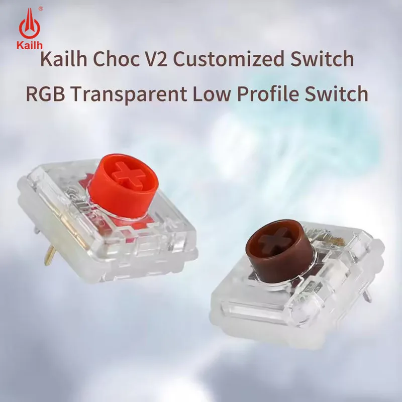 Kailh Low Profile Switches 1353 Custom Full POM RGB Transparent Linear Tactile Switch for Hitbox Mechanical Keyboard Kit DIY
Kailh Low Profile Switches 1353 Custom Full POM RGB Transparent Linear Tactile Switch for Hitbox Mechanical Keyboard Kit DIY