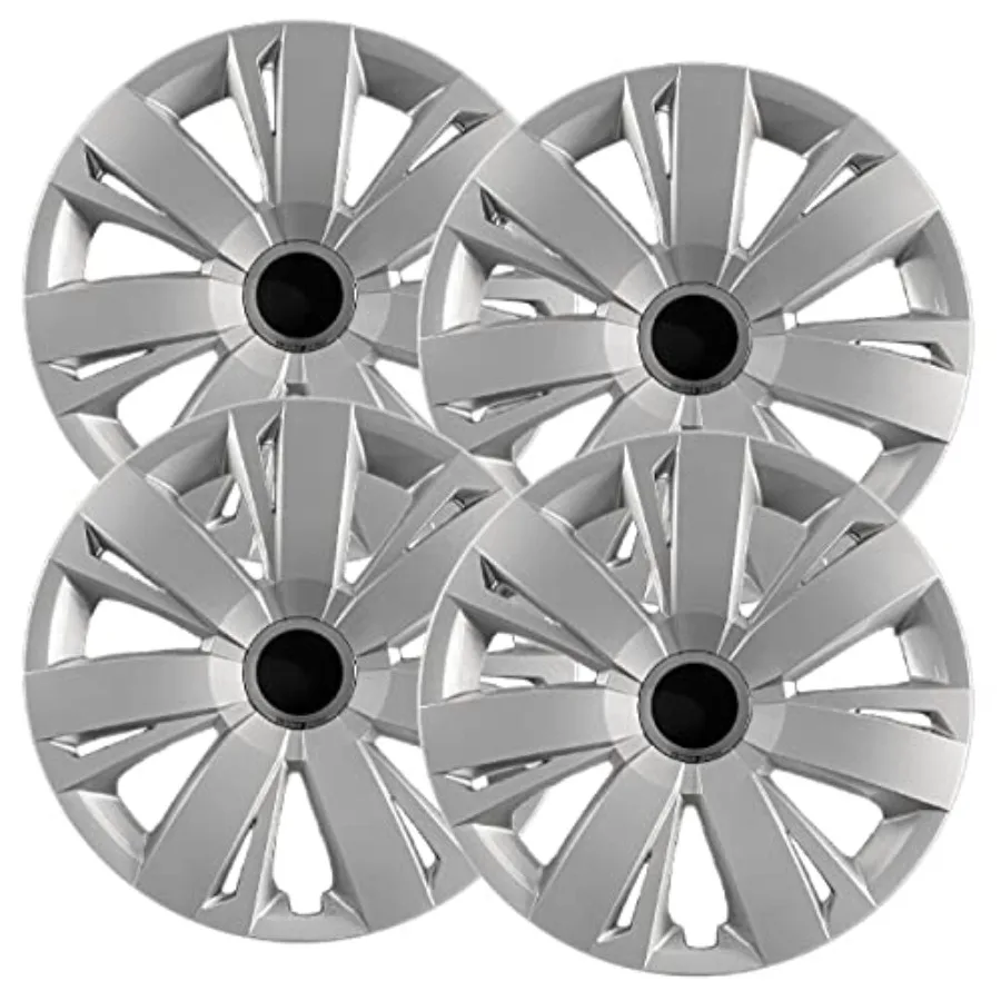 Premium Quality Silver Hubcaps/Wheel Covers fits 2011-2018 Volkswagen Jetta 16 inch Wheels Heavy Duty Construction Set of 4
Premium Quality Silver Hubcaps/Wheel Covers fits 2011-2018 Volkswagen Jetta 16 inch Wheels Heavy Duty Construction Set of 4
