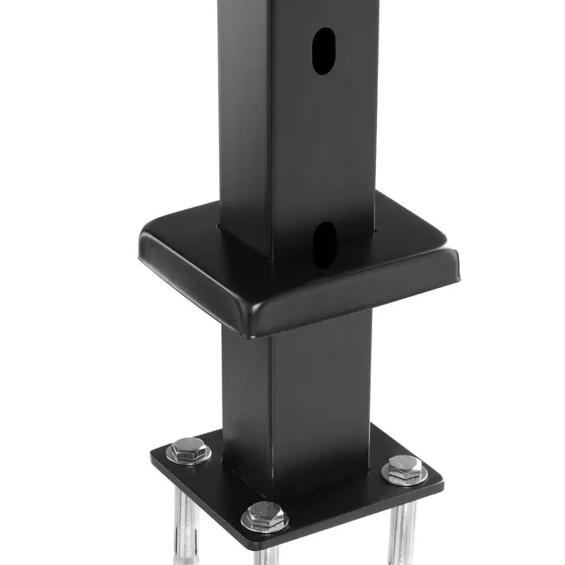 Stairway Support Column 42x1x2 Inch For Deck Porch Balcony Pre-Drilled 30 Degree Angled Holes Adjustable Bracket Metal Pillar Black 1-Pack
Stairway Support Column 42x1x2 Inch For Deck Porch Balcony Pre-Drilled 30 Degree Angled Holes Adjustable Bracket Metal Pillar Black 1-Pack