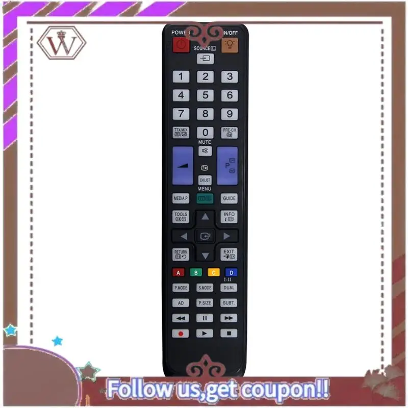ABBG-BN59-01015A Remote Control For TV PS63C7000YK PS58C7000 PS63C7000 PS50C7000 PS63C7780 LA55C750R2M LA55C750
ABBG-BN59-01015A Remote Control For TV PS63C7000YK PS58C7000 PS63C7000 PS50C7000 PS63C7780 LA55C750R2M LA55C750