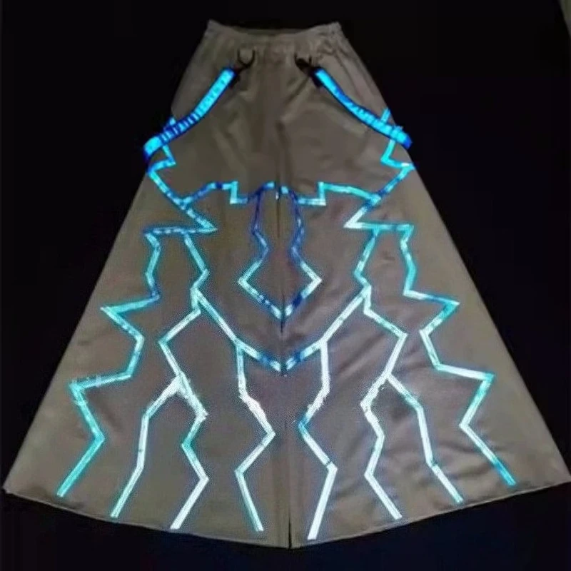 Shuffle Ghost Step Dance Pants Street Cool Blue Stripe Night Vision Luminous Bell-bottoms Reflective Pants Dancing Trousers 2025
Shuffle Ghost Step Dance Pants Street Cool Blue Stripe Night Vision Luminous Bell-bottoms Reflective Pants Dancing Trousers 2025