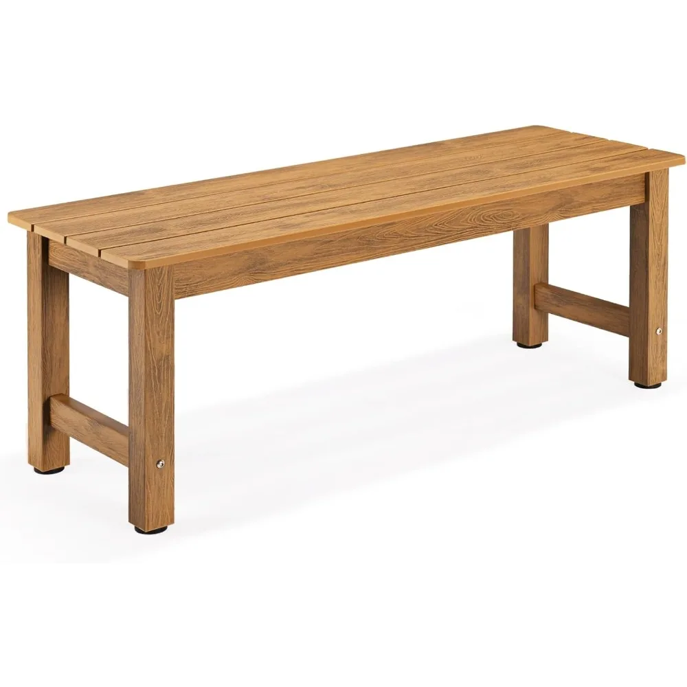 Outdoor Bench, 2-Person Poly Lumber Garden Bench, All-Weather Patio Bench Will not Rot and Fade for Garden, Porch, Backyard
Outdoor Bench, 2-Person Poly Lumber Garden Bench, All-Weather Patio Bench Will not Rot and Fade for Garden, Porch, Backyard