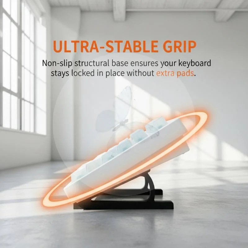 Ergonomic Keyboard Stand Portable Plastic Riser Adjustable Angle for Office Laptop Comfortable Typing
Ergonomic Keyboard Stand Portable Plastic Riser Adjustable Angle for Office Laptop Comfortable Typing