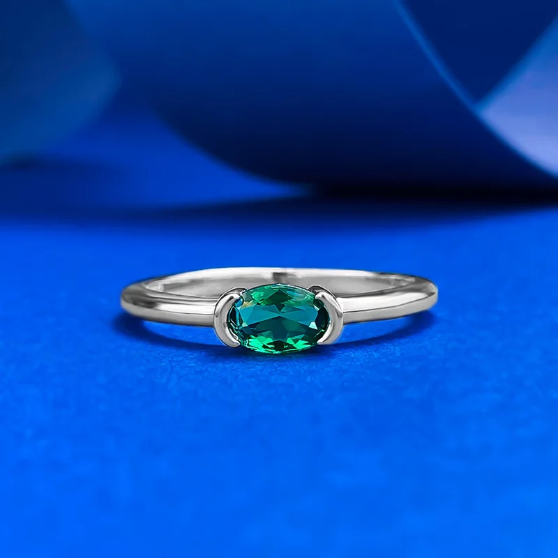 S925 Silver Simulated Zircon Inlaid 4 * 6 Nano Green Ring Fashion Simple and Versatile Women's Jewelry
S925 Silver Simulated Zircon Inlaid 4 * 6 Nano Green Ring Fashion Simple and Versatile Women's Jewelry