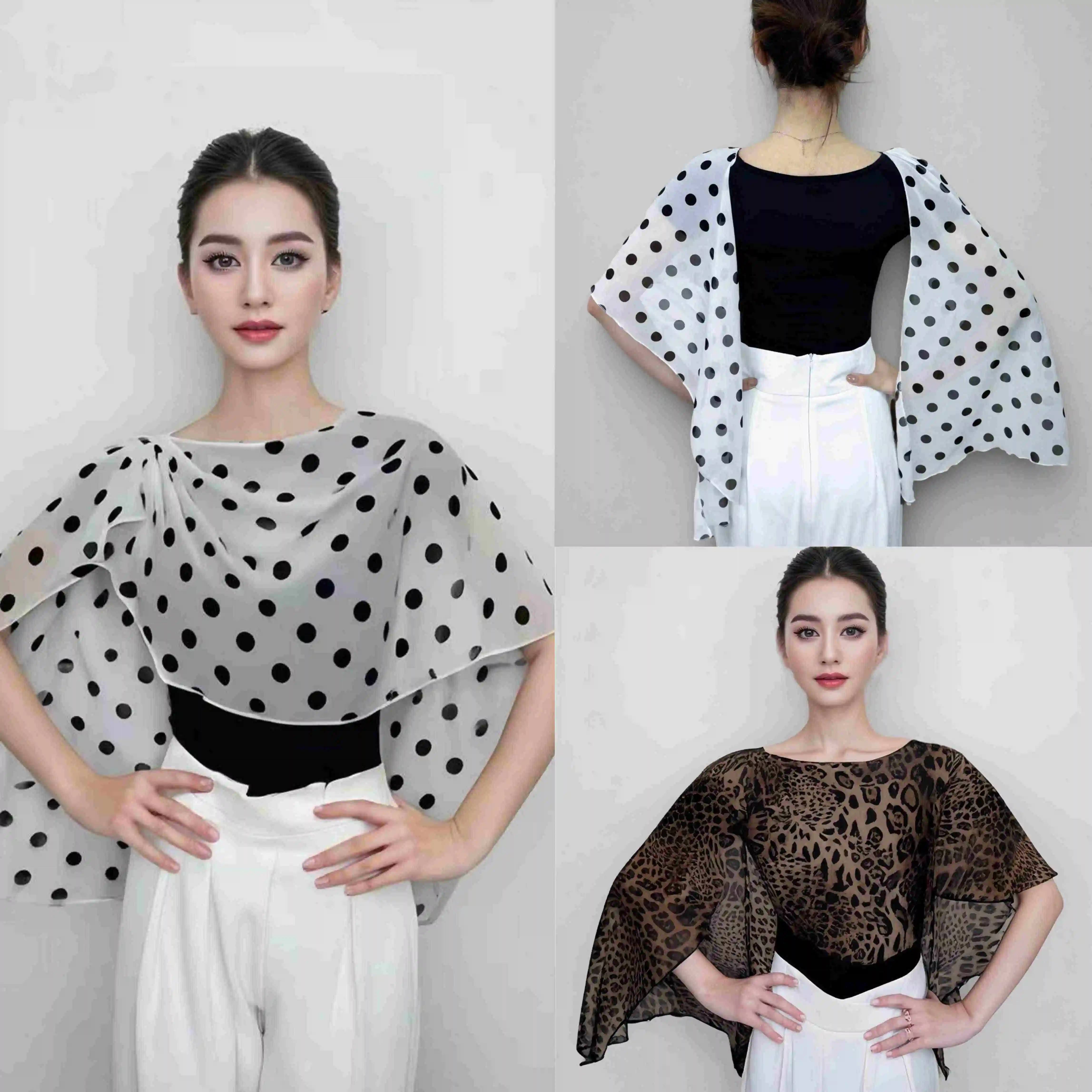 New Ballroom Dance Clothes Short Sleeves Floating Mesh Leotards Polka Dots Leopard Tops Adult Latin Waltz Dance Costume DNV27232
New Ballroom Dance Clothes Short Sleeves Floating Mesh Leotards Polka Dots Leopard Tops Adult Latin Waltz Dance Costume DNV27232