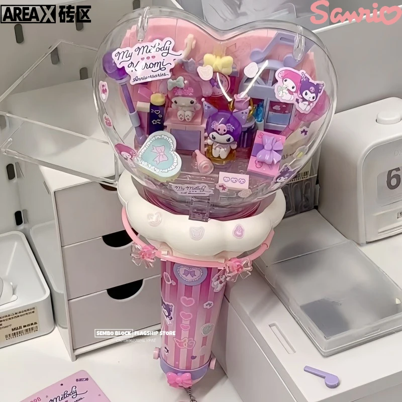Светящаяся палочка AREAX Sanrio Kuromi, сборные строительные блоки, модель игрушки для сборки в стиле аниме My Melody, детский праздничный подарок
Светящаяся палочка AREAX Sanrio Kuromi, сборные строительные блоки, модель игрушки для сборки в стиле аниме My Melody, детский праздничный подарок
