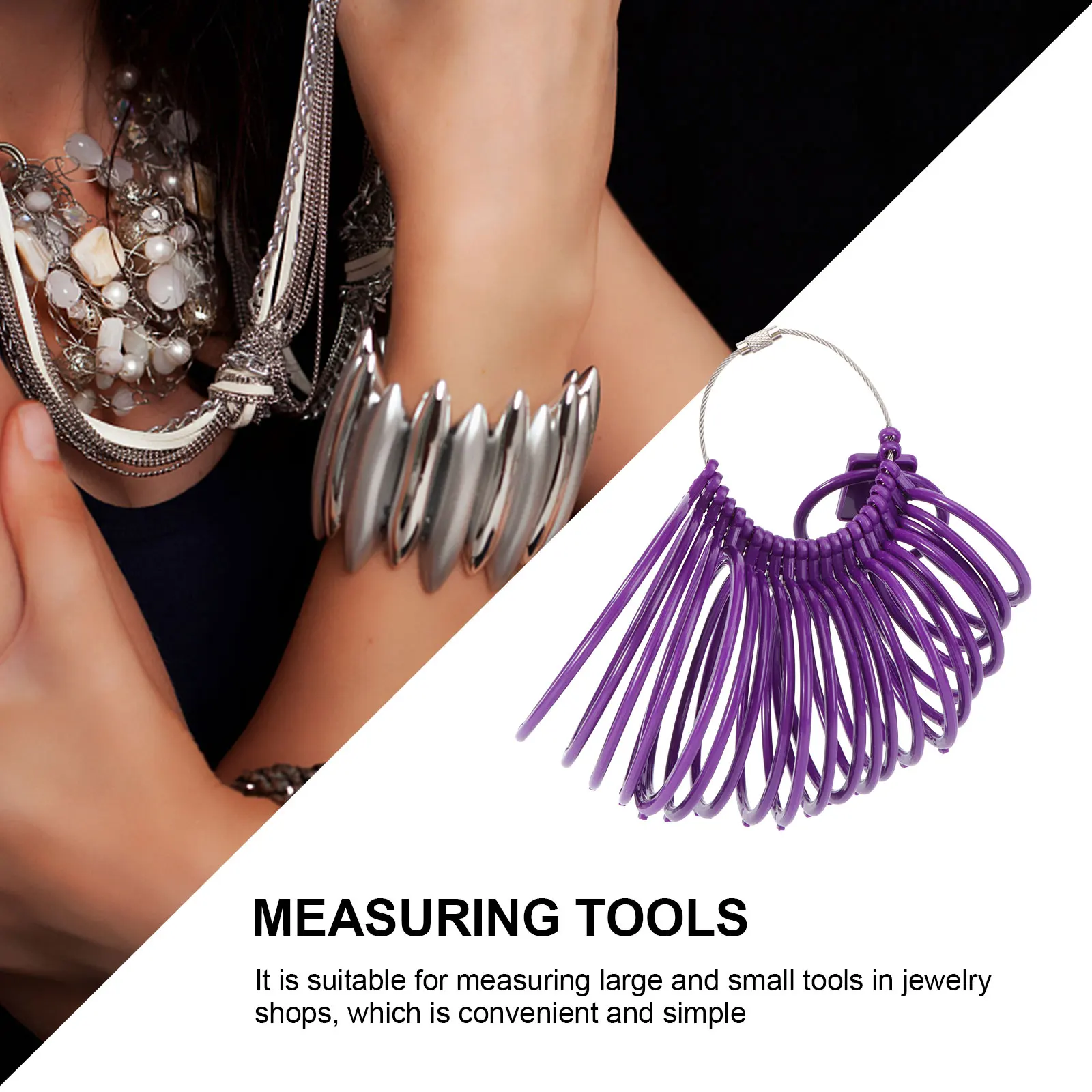 Plastic Bracelet Measuring Circle Tool 1-23 Diameter Wrist Size Sizer Jewelry Accessories Purple Bangle Gauges Portable DIY
Plastic Bracelet Measuring Circle Tool 1-23 Diameter Wrist Size Sizer Jewelry Accessories Purple Bangle Gauges Portable DIY