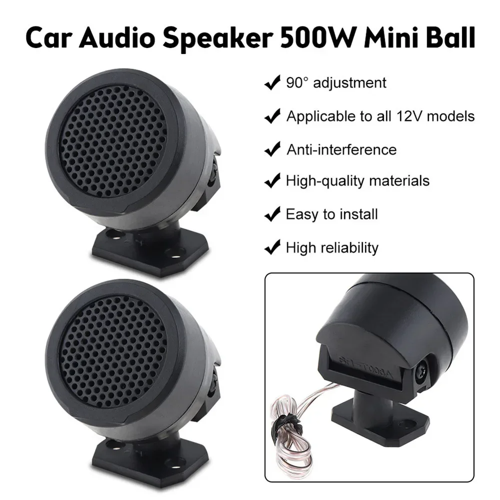 Loud Dome Tweeter Colour Black High Tweeter Speaker Anti-corrosion Direct Installation Easy To Use Internal Magnetic Type
Loud Dome Tweeter Colour Black High Tweeter Speaker Anti-corrosion Direct Installation Easy To Use Internal Magnetic Type